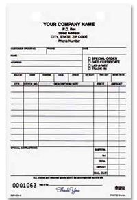 GSR225 Retail Sales Register Form - Carbonless