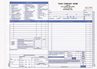 HAC680 Auto Heating and Air Conditioning Service Form - Carbonless, Snap-A-Part