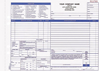 HAC681 Home Heating and Air Conditioning Service Form - Carbonless, Snap-A-Part