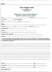 HRCC366 Employee Injury or Illness Report