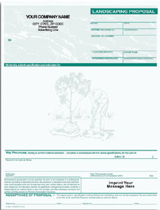 LP892 Landscaping Proposal - Detached Carbonless