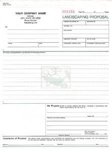 LPCC792 Landscaping Proposal - Detached Carbonless