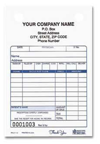 PH211 Pharmacy Register Form - Carbonless