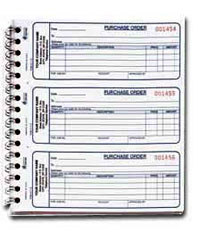 POB311 Purchase Order Book, Wire-O-Book - Carbonless
