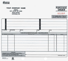 POCC704 Purchase Order, Snap-A-Part - Carbonless