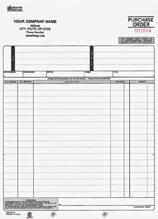 POCC707 Purchase Order, Snap-A-Part - Carbonless