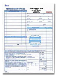 ROI694 Automotive Repair Order/Invoice, Snap-A-Part - Carbonless