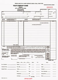 SCCA375 Smog Control Form, California Compliant - Carbon, Snap-A-Part