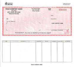 Snap-A-Part SCCC481 Accounts Payable Security Check - Carbonless