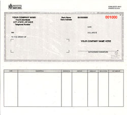 Snap-A-Part SCCC484 Accounts Payable Security Check - Carbonless