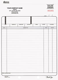 SOF698 Sales Order Form - Carbon