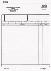 SOFCC699 Sales Order Form, Snap-A-Part - Carbonless