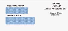 ENV949 Double Window Inside Tint Laser and Continuous Envelope