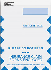 ENV9961 Medical Claim Form Envelope - Large Self-Seal