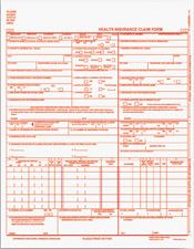 WHCFA1500CSN90 Medical Claim HCFA -1500 Form - Laser