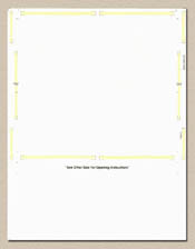 WLPSZSTKWH28 Pressure Seal Mailer - Z-Fold  - White - 28lb Laser Check Stock