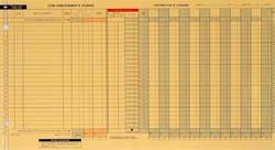 CDJ20FB CASH DISBURSEMENT JOURNAL - 22 Columns