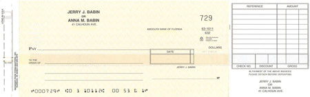 EL1539 DISBURSEMENT CHECK