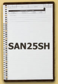 SAN813S - ONE-WRITE TIME SLIP PEGBOARD - FLAT