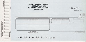 W40005CCS DISBURSEMENT CHECK