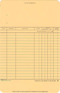 W5076LR PLAIN STATEMENT-LEDGER