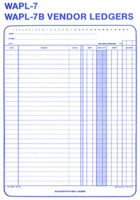 WAPL7 ACCOUNTS PAYABLE LEDGER