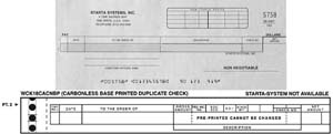 WCK18CACNBP COMB DISB-PAYROLL ONE-WRITE CHECK