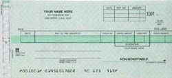 WCK1CS CASH DISBURSEMENT ONE-WRITE CHECK