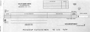 WCKD11D - CASH DISBURSEMENT ONE-WRITE CHECK