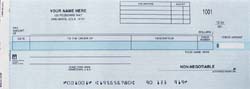 WCKD11DCS CASH DISBURSEMENT ONE-WRITE CHECK