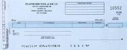 WCKD170 CASH DISBURSEMENT ONE-WRITE CHECK