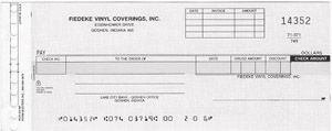 WCKD4 DISBURSEMENT CHECK