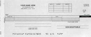 WCKD5 CASH DISBURSEMENT ONE-WRITE CHECK