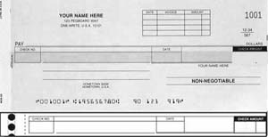 WCKD5NP CASH DISBURSEMENT ONE-WRITE CHECK