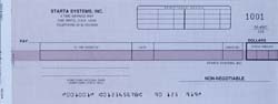 WCKD9DCS CASH DISBURSEMENT ONE-WRITE CHECK