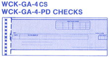 WCKGA4CS DISBURSEMENT CHECK