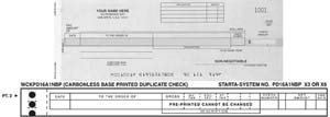 WCKPD16A1NBP COMB DISB-PAYROLL ONE-WRITE CHECK
