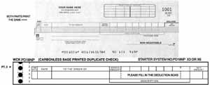 WCKPD18NP COMB DISB-PAYROLL ONE-WRITE CHECK