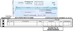 WCKPD400NP COMB DISB-PAYROLL ONE-WRITE CHECK