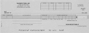WCKPD47 COMB DISB-PAYROLL ONE-WRITE CHECK