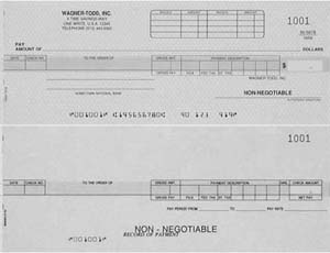 WCKPD47NP COMB DISB-PAYROLL ONE-WRITE CHECK