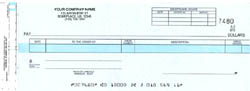 WDPC1NPD COMB DISB-PAYROLL ONE-WRITE CHECK WITH DUPLICATE