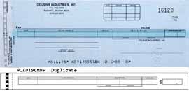 WFP100CMNP DISBURSEMENT CHECK