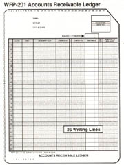 WFP201 ACCTS RECEIVABLE LEDGER