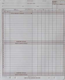 WFP406 COMPENSATION LEDGER RECORD