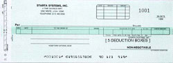 WFP410C COMB DISB-PAYROLL ONE-WRITE CHECK