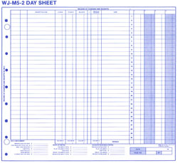 WJM52 HEALTHCARE DAY SHEET