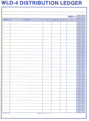 WLD4 - UNIT DISTRIBUTION LEDGER