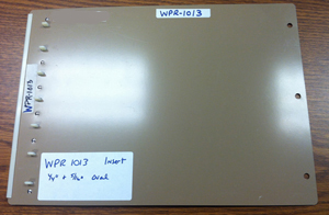 WPR1013 PEGBOARD BINDER INSERT