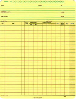 WRL TENANT LEDGER